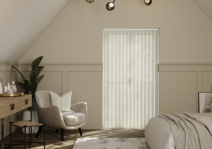 Savona, Classic Chalk - Vertical Blind - Image 3